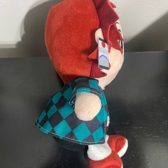 Toys Damon Slayer Tanjiro Plushie Orange/green (25)cm - Picture 9 of 10